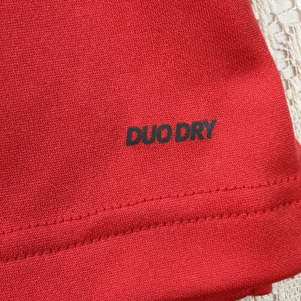 Champion Polo Shirt Mens Size XL-TG Red Duo Dry Short Sleeve Collar Button Golf - Picture 5 of 11
